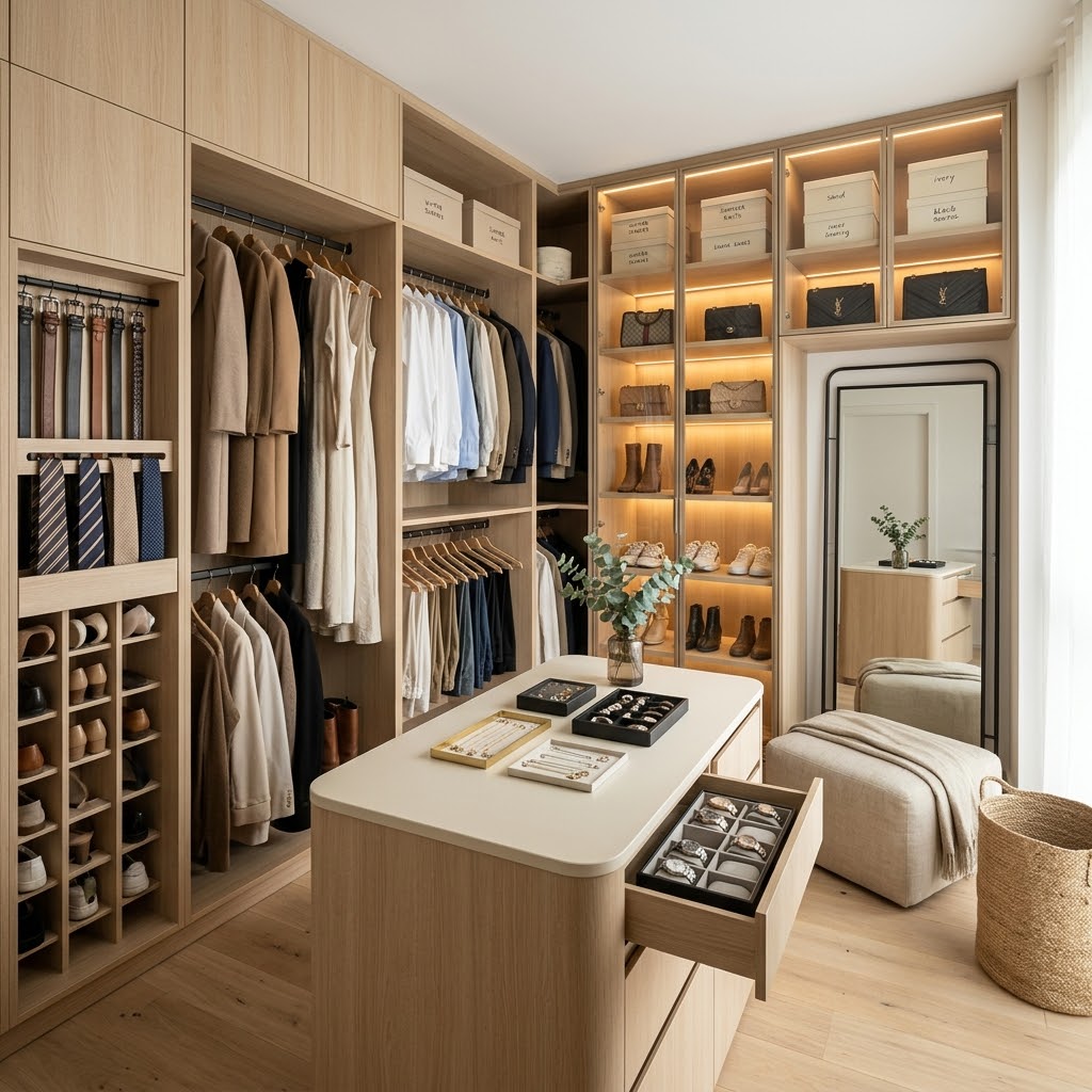 Гардеробная мечты в новостройке: как спроектировать хранение под ваш гардероб, а не «по шаблону»