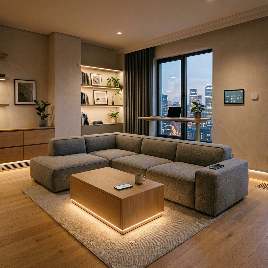 Умная мебель под умный дом: подсветка, датчики, электроприводы и сценарии — что реально работает в быту в 2026