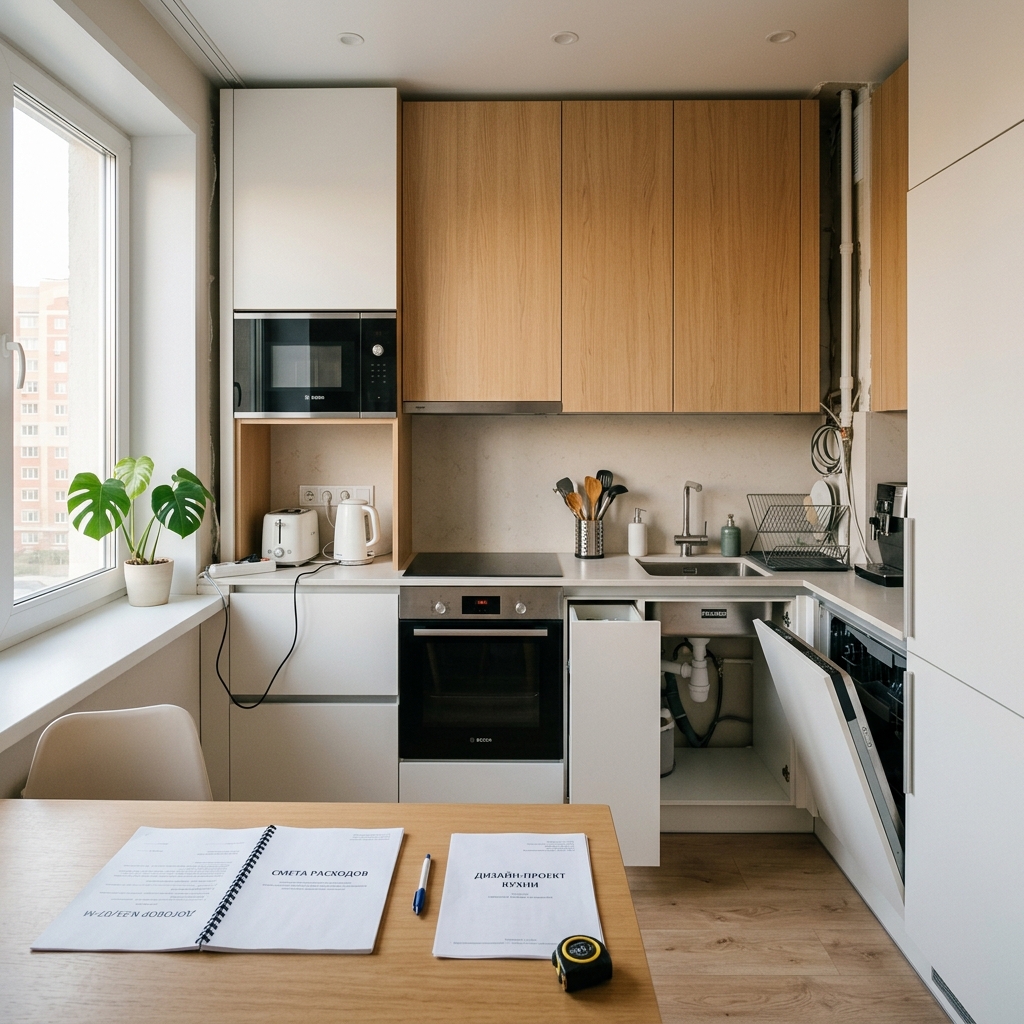 5 ошибок при заказе кухни в новостройку, из‑за которых вы теряете 200–400 тыс. ₽ (и как «Эколюкс» страхует проект)